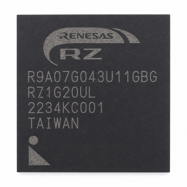 R9A07G043U11GBG#AC0 Renesas RZ/G2L ARM Cortex-A55 MPU BGA Original Stock for Industrial HMI & IoT Gateway