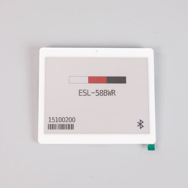 5.83 Inch Bluetooth Electronic Shelf Label Three Colors Price Tags Smart Digital E-link E-paper Display ESL for Supermarket