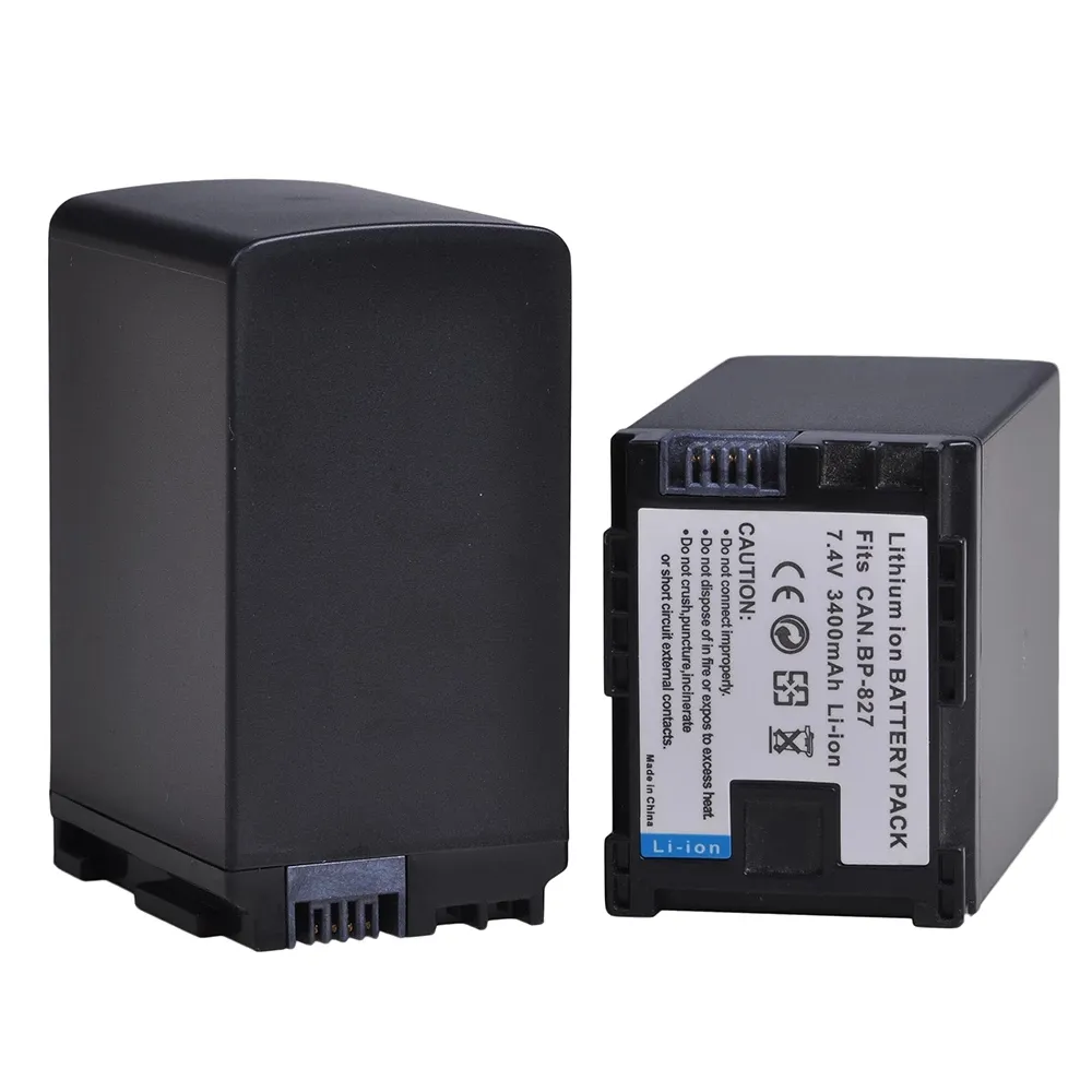 BP-827 BP-970G Lithium Ion Replacement Li-ion Digital Camera Battery For Canon BP-718 BP-727 BP-745 BP-808 BP-820