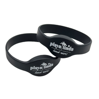 Bracelet en silicone RFID intelligent, pratique, souple et étanche pour un usage professionnel, idéal pour Thanksgiving