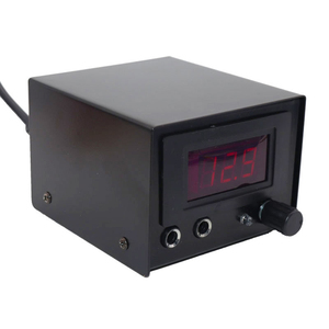 แหล่งจ่ายไฟดิจิตอล LCD ขนาดเล็กแบบสี่เหลี่ยมสำหรับเครื่องสักโรตารี่ ชุดอุปกรณ์เสริมสำหรับสตูดิโอ - Product Image 2