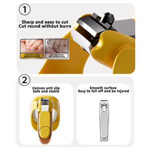 <span class=keywords><strong>Kit</strong></span> Essentiel pour Bébé Nouveau-né - Coupe-ongles avec Loupe et Lumière LED - Product Image 2