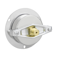 High Sensitivity Capsule Mount Gauge Stainless Steel Flange Panel Pressure Gauge for Low-Range Gas Pressure Monitoring