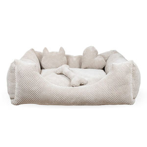 Camas y accesorios para mascotas con logotipo personalizado, cama para perros, transpirable, suave, acogedor, lavable a máquina, sofá cama para perros y gatos - Product Image 1