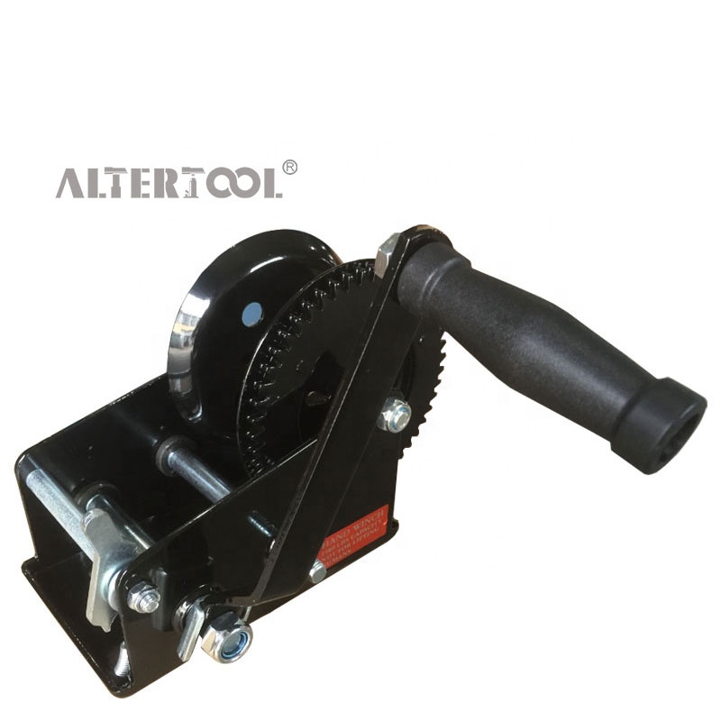 CE standardtirfor ручной работы черный маленький мачты крышка 600lbs буксировочный трос мини ручная лебедка для продажи TJP99-3106B