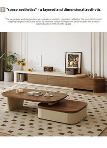 Meuble <span class=keywords><strong>TV</strong></span> en maille de cuivre de style moderne ensemble de tables basses meuble <span class=keywords><strong>TV</strong></span> simple maison salon support <span class=keywords><strong>TV</strong></span> en bois Durable au sol - Product Image 5