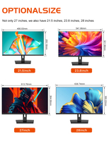 Oem/odm 165hz Full Hd PC 23 pouces 240hz 2k pour Pc Gaming écran 24 pouces 27 pouces moniteur lcd pour ordinateur de bureau