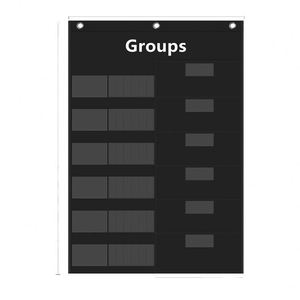 Wholesale Homey HM048 420D Polyester Classroom Group Pocket Chart Holder Foldable Organizing Desktop <b>Drawer</b> Organizers - Product Image 1
