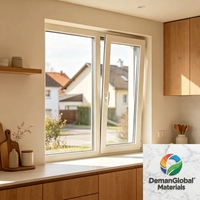 Jendela Kusen Aluminium GREATMEN dengan Thermal Break, Kaca Ganda Low-E, Kedap Suara, Bersertifikasi Energy Star untuk Villa dan Hotel