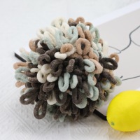 Fashion Textile Partner Crochet Fancy Fleece 2cm Hand Knitting for Blanket Rainbow Chunky Chenille Yarn Cotton Chunky Yarn