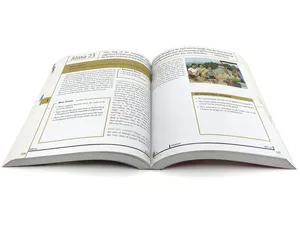 Livro de mesa de café de capa mole para crianças, livro personalizado com imagem, impressão digital com baixo MOQ