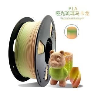 เส้นพลาสติก PLA สีรุ้งแบบด้าน สำหรับเครื่องพิมพ์ 3 มิติ ขนาด 1.75 มม. น้ำหนัก 1 กก. ไม่โก่งงอ สำหรับเครื่องพิมพ์ Bambu Lab ขายส่ง - Product Image 4