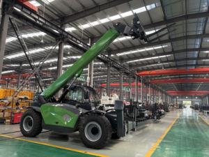 Forklift Boom Teleskopik Compact Loader 3-5 Ton Telehandler Peralatan Penanganan Kargo Konstruksi - Product Image 5