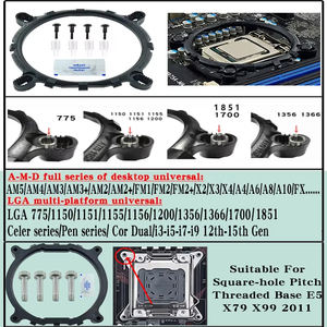 QiuzAim X79 kipas pendingin CPU argbpipa panas 4/6 Motherboard 120mm dengan penutup 5v3 Pin 4pin pendingin udara LGA2011/1700/1150/1200/AM5 - Product Image 2