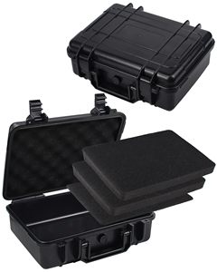 Estuche de EVA de PU personalizado de fabricante de muestra gratis, herramienta de almacenamiento impermeable portátil con asa, cremallera, estuche de viaje de transporte suave, espuma - Product Image 1