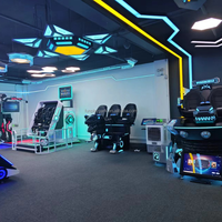 Yaw Smart Attractions Jeux électriques Manèges Parcs d'attractions Thème VR Room Headset Lunettes pour l'éducation Divertissement