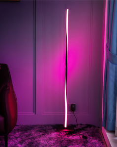 Lámpara de pie LED RGB decorativa de control remoto/APP Control de metal de nueva llegada - Product Image 5
