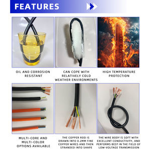 Câble d'alimentation flexible multicœur <span class=keywords><strong>isolé</strong></span> et <span class=keywords><strong>gainé</strong></span> en PVC, câble <span class=keywords><strong>gainé</strong></span> en PVC, câble d'alimentation et de commande flexible, câble RVV - Product Image 3