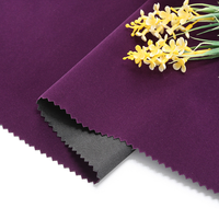 Base en tissu tricoté floqué pour pochettes et entoilage artisanal, couleur personnalisée, résistant aux déchirures