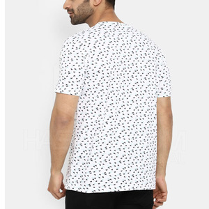 Camiseta de algodón 100% para hombre 280GSM Heavyweight Boxy Fit suelta y cómoda logotipo personalizado impreso tela de punto suministro de fábrica - Product Image 3