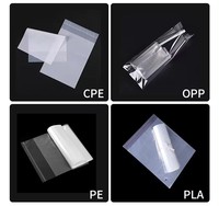 Sacs refermables à soufflet inférieur avec impression de logo personnalisable, en LDPE, recyclables, écologiques, taille sur mesure pour emballage général