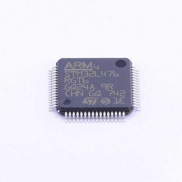 MCU 32-Bit STM32 ARM Cortex M4 RISC 1024KB Flash 1.8V/2.5V/3.3V 64-Pin LQFP Tray - Trays STM32L476RGT6 Integrated Circuit