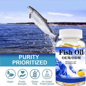 OEM/ODM 1000 мг рыбий жир мягкий гель омега-3 софтгель Халяльные добавки для здоровья мозга и сердца <span class=keywords><strong>Omega3</strong></span> Рыбий жир софтгель капсулы - Product Image 2
