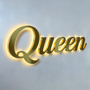 Letrero LED 3D Personalizado Nuevo, Letrero Luminoso Retroiluminado para Interiores/Exteriores, Logotipo para Publicidad <span class=keywords><strong>de</strong></span> Tiendas, Letrero Fabricado con <span class=keywords><strong>Diseño</strong></span> Gratuito - Product Image 5