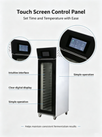 Armoire de Fermentation Automatique à 16 Plateaux par Pulvérisation 220V 1.66KW, Équipement de Boulangerie et de Restaurant pour la Fermentation de la Pâte