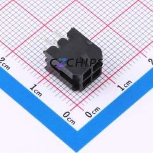 A300E1L2-2B4P12 Wire-to-Board Pin Header Through hole Component (THT),P=3mm Connector 2x2P 3mm Through Hole 2 - Product Image 1