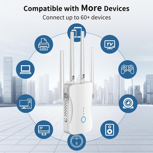 Chúng Tôi 1200Mbps Dual Band Wifi Repeater Dài Phạm Vi 2.4G Extender & 5G Tín Hiệu Khuếch Đại Booster Không Dây Repetidor Wifi Booster - Product Image 2