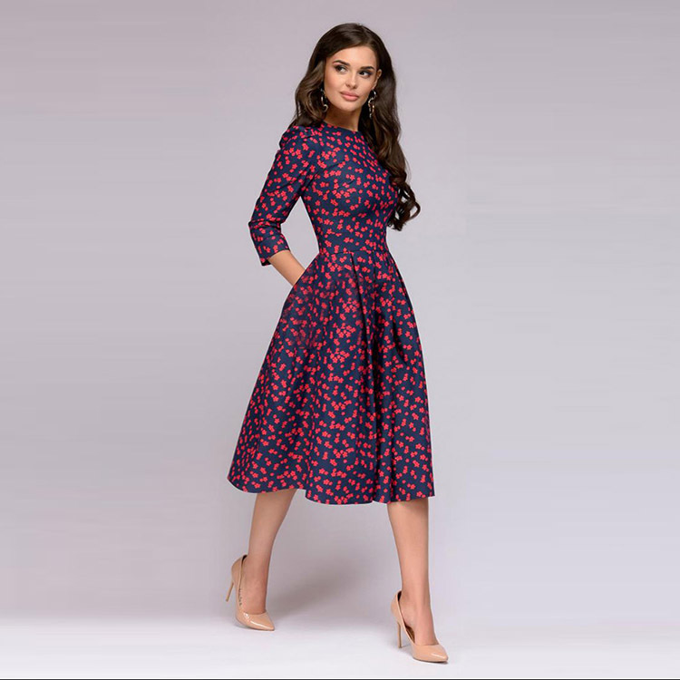 Venta al por mayor vestidos elegantes con manga tres cuartos-Compre online  los mejores vestidos elegantes con manga tres cuartos lotes de China vestidos  elegantes con manga tres cuartos a mayoristas | Alibaba.com