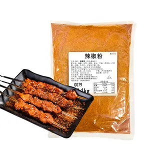 Poudre de piment rouge épices mélangées poudre de saveur BBQ pour chips 100 g/sac condiment épicé Sichuan