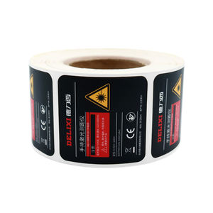 ฟิล์มติดแบตเตอรี่กันน้ำได้สำหรับสัตว์เลี้ยงบาร์โค้ดป้ายไฟฟ้าม้วนฉลากพีวีซีไข่มุกสั่งทำได้ - Product Image 1