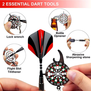 Juego de Dardos Personalizado, Juego de Agujas de 303 g, Juguete de 12 Piezas, Tablero de Dardos, Accesorios de Agujas Duras, Dardos de Aleación de Hierro y Aluminio, Tableros de Dardos - Product Image 6