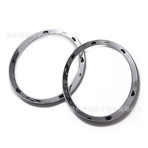 วงแหวนตกแต่งไฟหน้าแบบชุบไฟฟ้าสำหรับมินิคูเปอร์ F55 F56 F57 2014-2021 วัสดุ ABS พร้อมเทปกาวหรือสกรูติดตั้ง - Product Image 1