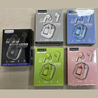 Écouteurs Sans Fil TWS Air31 Transparents Intra-Auriculaires, Casque de Sport ENC, Affichage Numérique LED de Puissance, Son Stéréo