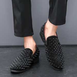 Chaussures de créateur décontractées tendance pour hommes, en cuir, style mocassins, pour l'été 2026, chaussures habillées pour discothèque, chaussures pointues pour <span class=keywords><strong>coiffeur</strong></span> - Product Image 5