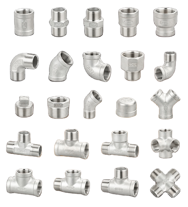 DN15 SS304 Elbow Tee Stainless Steel
