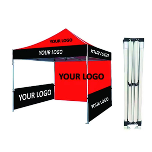 Carpa de Exhibición Personalizada de 10 pies, Impermeable, Plegable, de Oxford Resistente, <span class=keywords><strong>con</strong></span> Protección UV y Resistente al Viento - Product Image 1