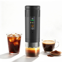 Nouvelle cafetière à piles avec fonction expresso portable pour les voyages d'affaires, le camping, la randonnée, la pêche, les voyages en camping-car et le bureau