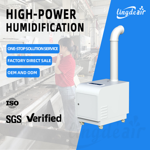 <span class=keywords><strong>Humidificador</strong></span> Ultrasónico de Vapor Frío Continuo: Unidad Industrial Comercial Portátil con Ruedas para Fábricas - Product Image 1