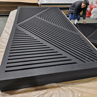 Panneaux acoustiques muraux en PET de qualité supérieure pour salles de simulation de golf, clubs sportifs et installations