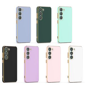 Màu Sắc In Phim Hoạt Hình Thỏ 6D Mạ TPU Điện Thoại Di Động Trường Hợp Mềm Linh Hoạt Cover Quay Lại Đối Với Samsung Galaxy S23 S22 S21 S20 Siêu - Product Image 1