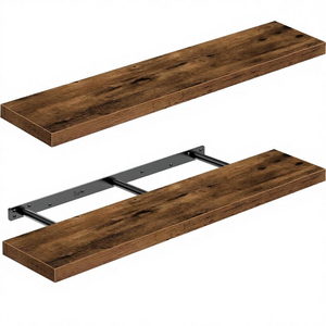 Estante de pared con taburete extraíble oculto para alcanzar almacenamiento alto en la cocina o el armario - Product Image 1