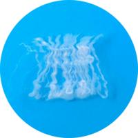 Fibre de polyester microfibre vierge type duvet 0.9D*32mm pour rembourrage