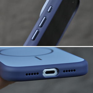 Étui de téléphone au design ultra doux pour la peau et à blocs de couleur |   6 couleurs |   PC+TPU écologique |   Petites commandes en gros bienvenues - Product Image 4