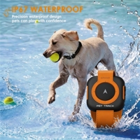 Collier de suivi d'activité pour chien avec moniteur de fréquence cardiaque, collier de santé pour chien de travail et chien sportif