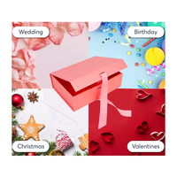 Cajas de regalo plegables con cierre magnético impresas personalizadas al por mayor, cartón rígido con forro de esponja, embalaje de papel en relieve