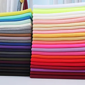 Factory price 90% polyester 10% spandex stretch 1mm neoprene fabric for dress